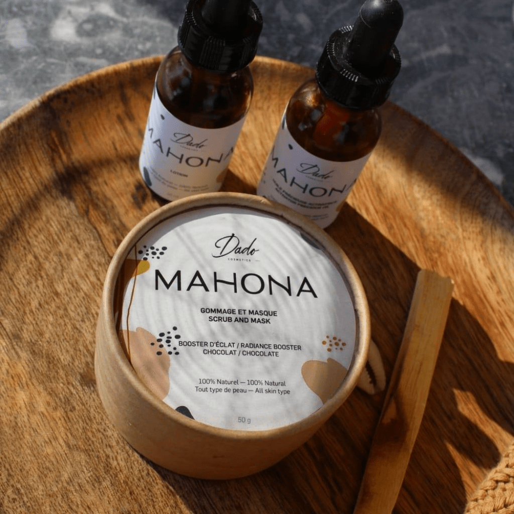 MAHONA - Gommage masque détox | Chocolat & Argile Maroc - Dado Cosmetics