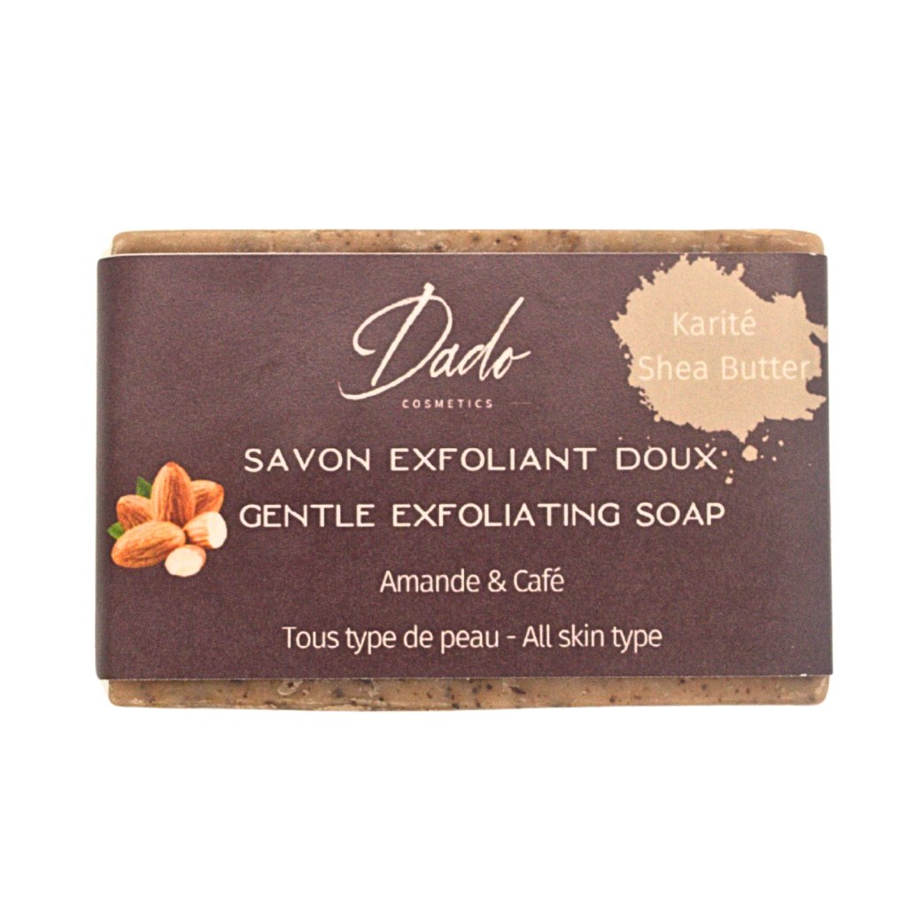 Savon exfoliant Amande &amp; Café – Zéro déchet - Dado Cosmetics