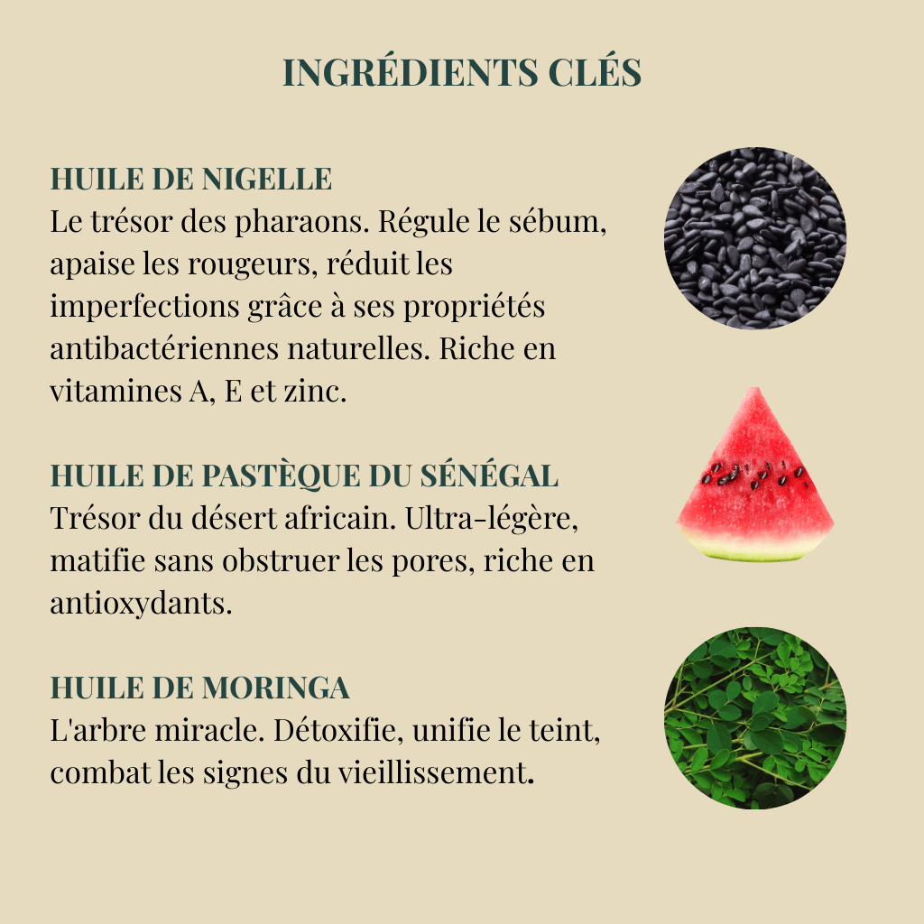 Sérum NOUR - Peau grasse matifiant | Contrôle brillance - Dado Cosmetics