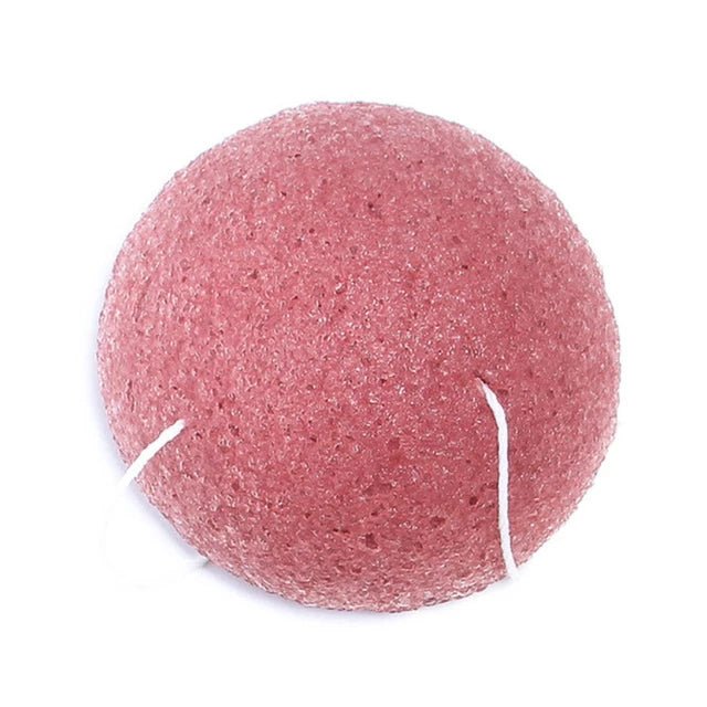 Eponge Konjac rose pour exfolier la peau sèche, 100% naturelle - Dado Cosmetics
